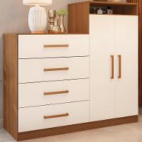 Comoda Sapateira 2 Portas 4 Gavetas 4270 Amendola Off White Demobile Amendola Off White - 3