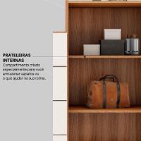 Comoda Sapateira 2 Portas 4 Gavetas 4270 Amendola Off White Demobile Amendola Off White - 9