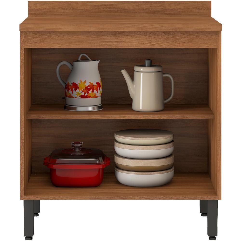 Balcao 2 Portas 80cm 93221 Amendola Nude Prime Tx Demobile Amendola Nude - 5