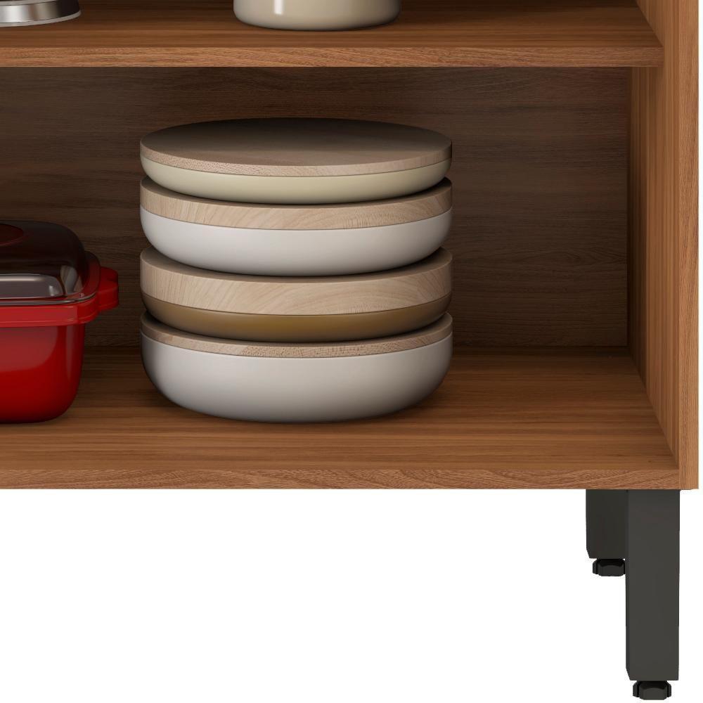 Balcao 2 Portas 80cm 93221 Amendola Nude Prime Tx Demobile Amendola Nude - 6