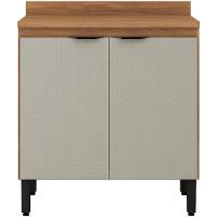 Balcao 2 Portas 80cm 93221 Amendola Nude Prime Tx Demobile Amendola Nude - 1