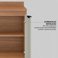 Balcao 2 Portas 80cm 93221 Amendola Nude Prime Tx Demobile Amendola Nude - 8