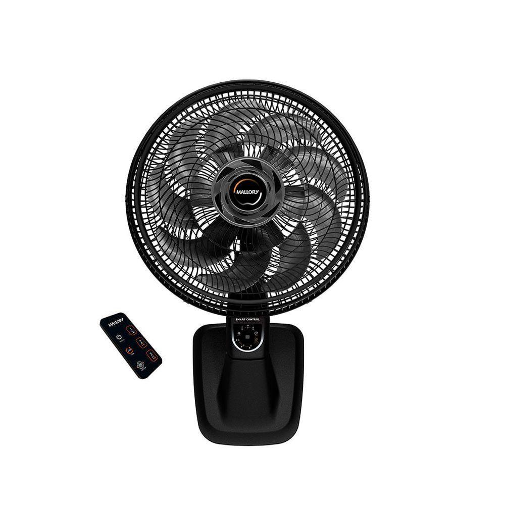 Ventilador De Parede Mallory Smart Control 40 Cm Preto E Grafite 220v - 1