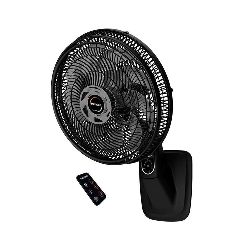 Ventilador De Parede Mallory Smart Control 40 Cm Preto E Grafite 220v - 3
