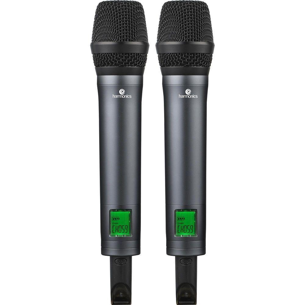 Microfone Sem Fio Harmonics Hsf-300 Duplo - 2