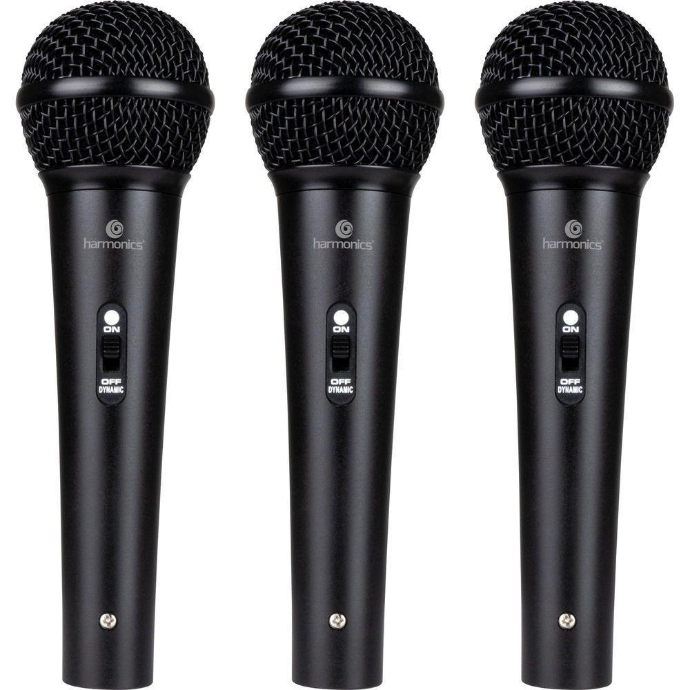 Kit De Microfone Harmonics Mdu201 Com 3 Microfones Dinâmico Cardióide - Ki / 3 - 3