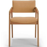 Kit 02 Cadeiras Para Sala De Jantar Estar Living Giorgia B04 Bouclê Mostarda - Lyam Decor - 2