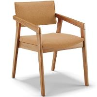 Kit 02 Cadeiras Para Sala De Jantar Estar Living Giorgia B04 Bouclê Mostarda - Lyam Decor - 5