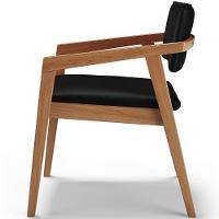 Kit 02 Cadeiras Para Sala De Jantar Estar Living Giorgia B04 Couríssimo Preto Brilho - Lyam Decor - 7