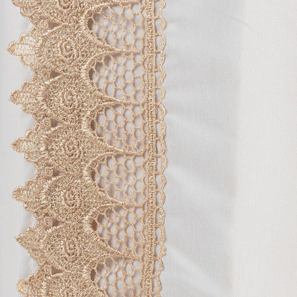 Jogo De Lençol King Suavitec Com Grippir 3 Peças - Branco - 2