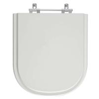 Tampa De Vaso Laqueado Square Cinza Claro Para Louça Lorenzetti - 1