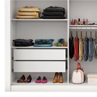 Guarda Roupa Ilhéus 3 Portas De Correr 4 Gavetas Carioca Branco - 5