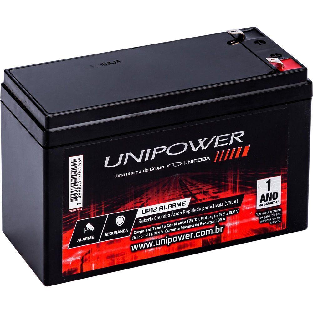 Bateria Selada 12v 4ah Up12 Alarme Unipower - 6