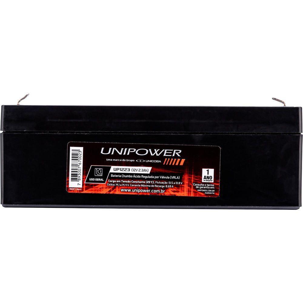 Bateria Estacionária Selada 12v 2,3ah Vrla Up1223 Unipower - 8