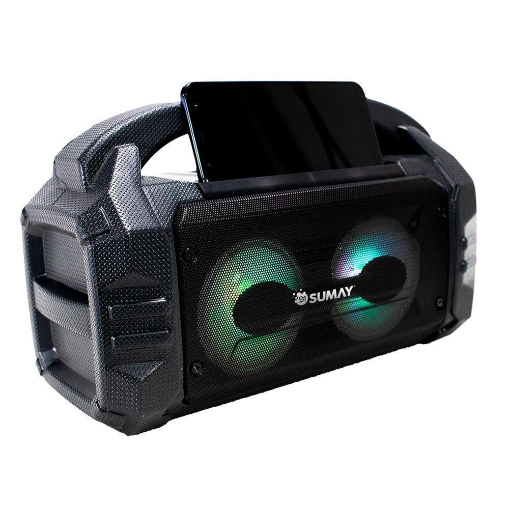 Caixa De Som Portátil Sumay Sunbox Csp1304 50w Preta - 9