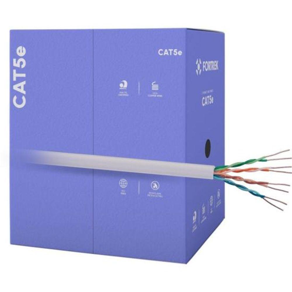 Cabo De Rede Cat5e 305m Fortrek Fk500c Cmx Cinza - Cx - 305 - 1