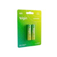 Pilha Alcalina Aa2 Elgin Cartela Com 02 Unidades [f108] - 1
