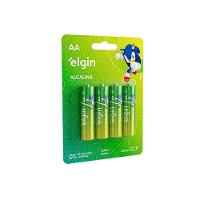 Pilha Alcalina Aa4 Elgin Cartela Com 04 Unidades [f108] - 1