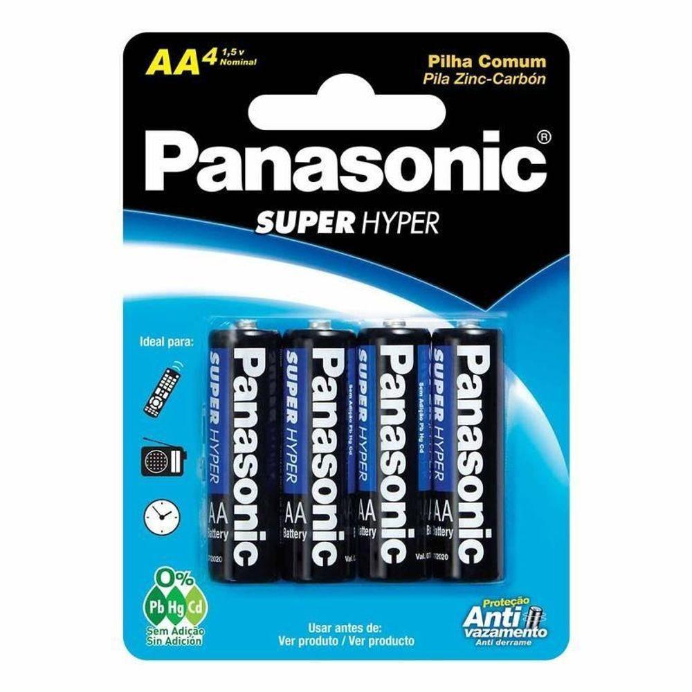 Pilha Comum Aa Pequena Panasonic Sm-4 Um-3shs [f108] - 1