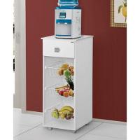 Balcão Fruteira Multiuso Monalisa Com Cesta E 01 Gaveta Branco - 2