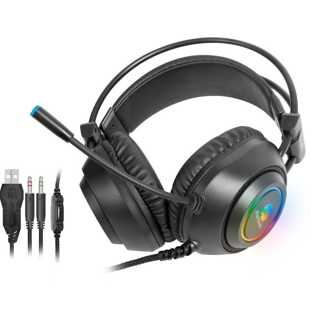 Headset Gamer Fortrek Crusader P2 + Usb Rgb Preto - 9