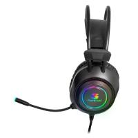 Headset Gamer Fortrek Crusader P2 + Usb Rgb Preto - 7