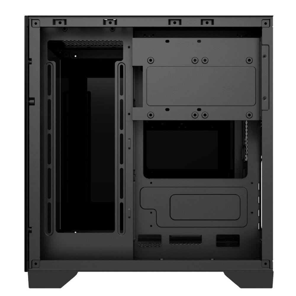 Gabinete Gamer Aquario, Hayom, Gb1790, 4x Fans Rgb, Vidro Temperado, Micro-atx, Mini-itx - Preto - 4