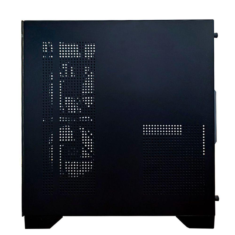 Gabinete Gamer Aquario, Hayom, Gb1790, 4x Fans Rgb, Vidro Temperado, Micro-atx, Mini-itx - Preto - 8