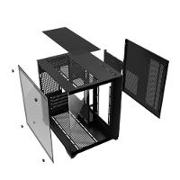 Gabinete Gamer Aquario, Hayom, Gb1790, 4x Fans Rgb, Vidro Temperado, Micro-atx, Mini-itx - Preto - 5