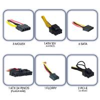 Fonte 700w Aerocool Vx-700, Atx, Bivolt Chaveada - 7