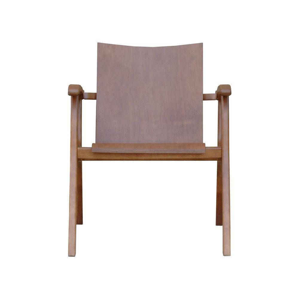 Poltrona Cancun Estrutura Madeira Maciça Encosto E Assento Anatômico Amêndoa - 10