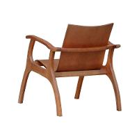 Poltrona Cancun Estrutura Madeira Maciça Encosto E Assento Anatômico Amêndoa - 8