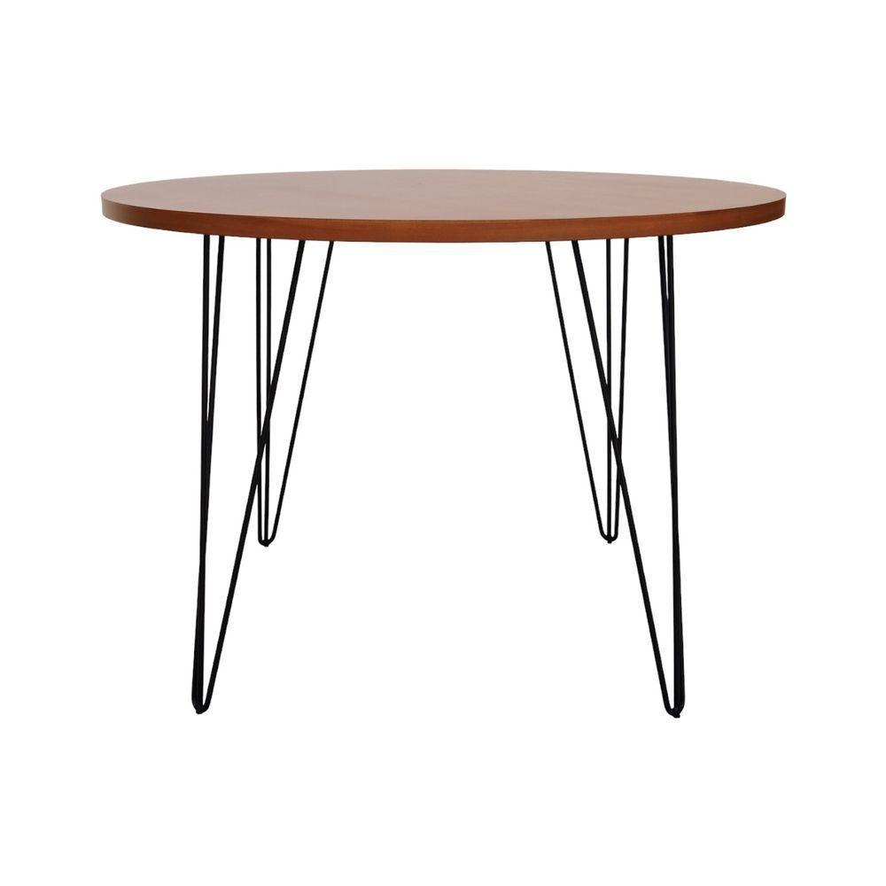 Mesa De Jantar Spectro Redonda ø1060x750 - Preto Amêndoa - 1