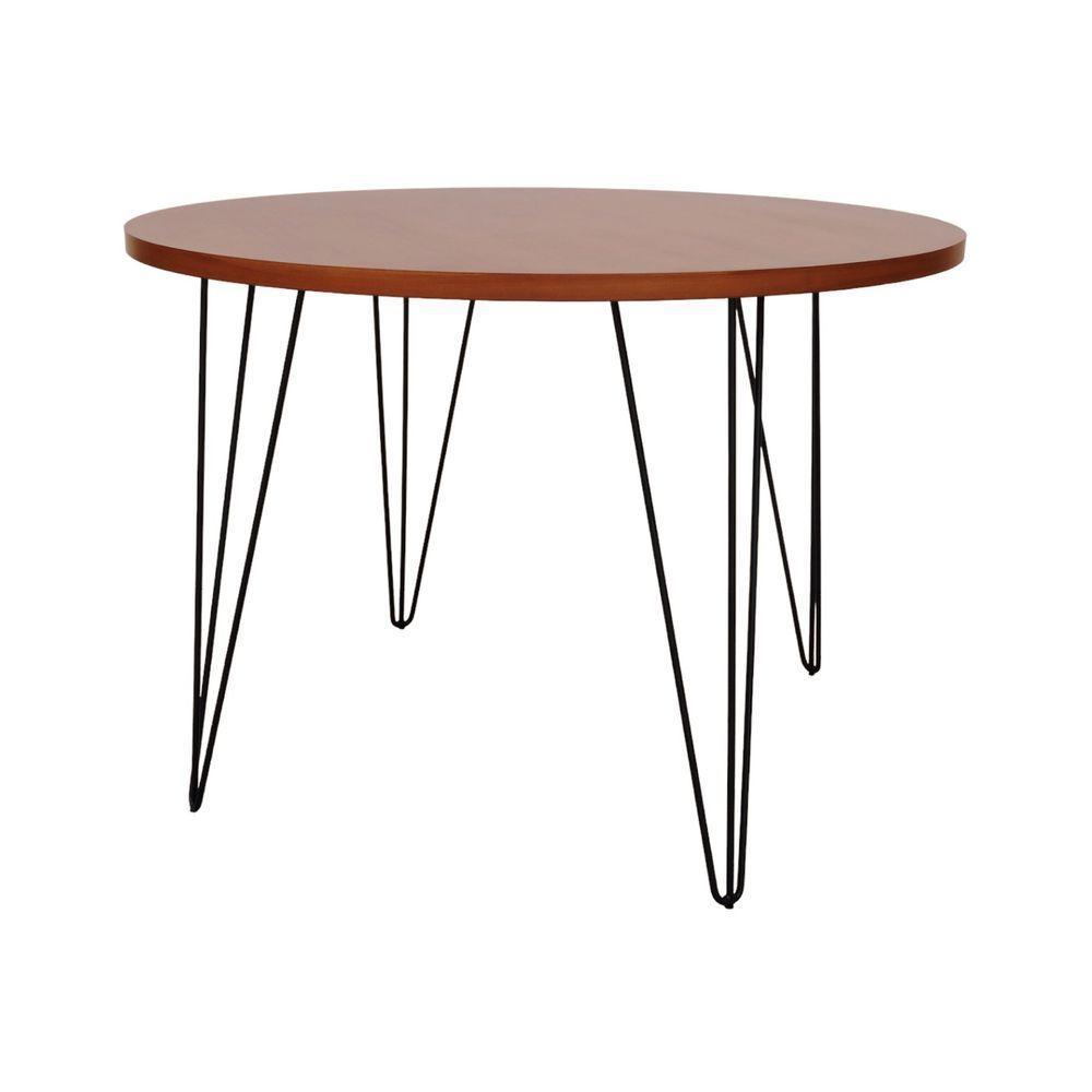 Mesa De Jantar Spectro Redonda ø1060x750 - Preto Amêndoa - 3