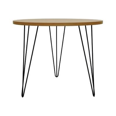 Mesa De Jantar Spectro Redonda ø900x750 - Preto Natural