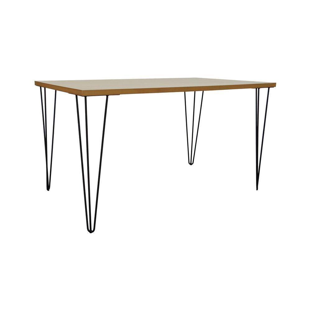 Mesa De Jantar Spectro Retangular 1350x800x750 - Preto Natural - 1