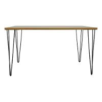 Mesa De Jantar Spectro Retangular 1350x800x750 - Preto Natural