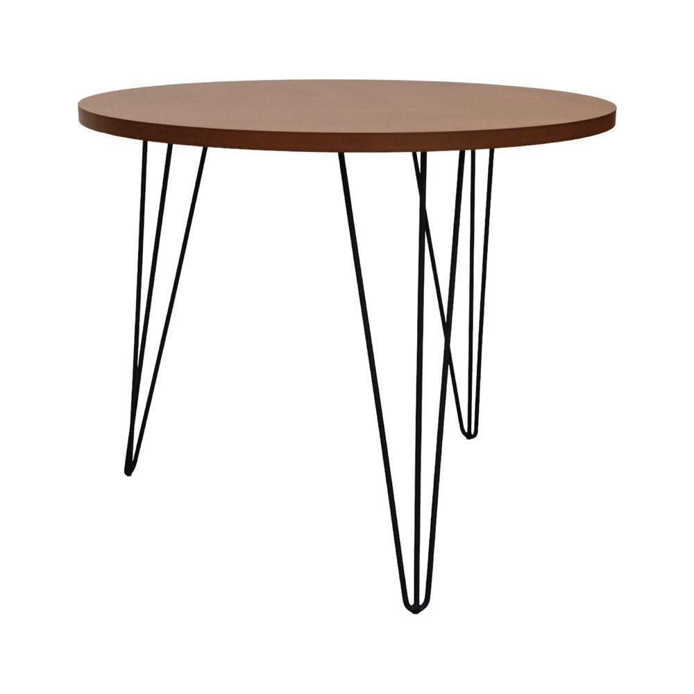 Mesa De Jantar Spectro Redonda ø900x750 - Preto Amêndoa - 5