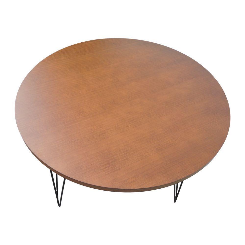 Mesa De Jantar Spectro Redonda ø900x750 - Preto Amêndoa - 6
