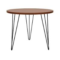 Mesa De Jantar Spectro Redonda ø900x750 - Preto Amêndoa - 1