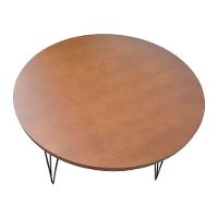 Mesa De Jantar Spectro Redonda ø900x750 - Preto Amêndoa - 6