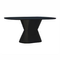 Mesa De Jantar Apollo Tampo Oblongo 180x90cm Preto - 1