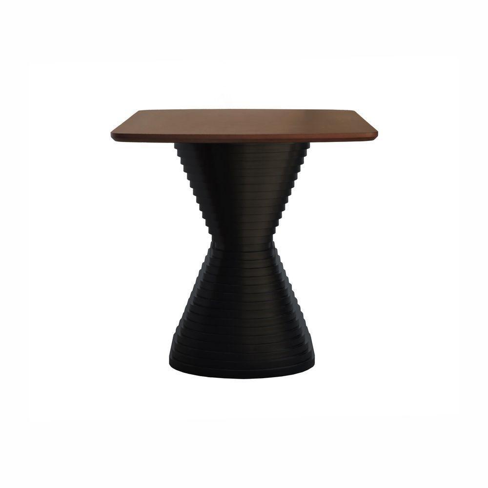 Mesa De Jantar Apollo Tampo Retangular 136x80cm Preto-amêndoa - 3