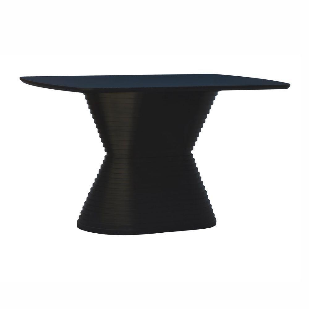 Mesa De Jantar Apollo Tampo Retangular 136x80cm Preto - 1