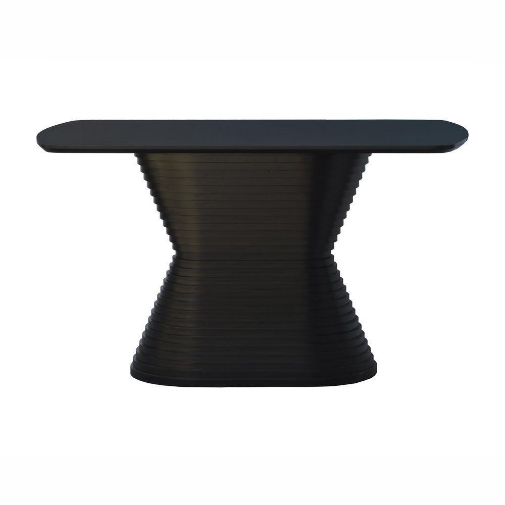 Mesa De Jantar Apollo Tampo Retangular 136x80cm Preto - 5