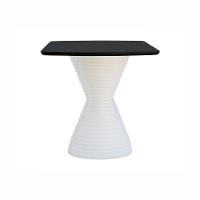 Mesa De Jantar Apollo Tampo Retangular 136x80cm Branco-preto