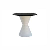 Mesa De Jantar Apollo Tampo Oval 160x90cm Branco-preto - 3