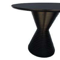 Mesa De Jantar Apollo Tampo Redondo ø100 Preto - 3