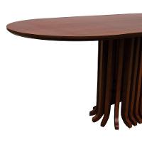 Mesa De Jantar Denver Tampo Oblongo 180x90cm Amêndoa - 2