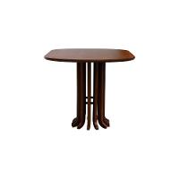 Mesa De Jantar Denver Tampo Oblongo 180x90cm Amêndoa